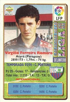 1996-97 Mundicromo Sport Las Fichas de La Liga - Ultima Hora III #392 Ferreira Back