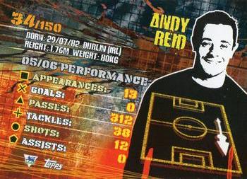 2007 Topps Premier Gold #34 Andy Reid Back