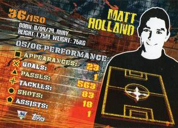 2007 Topps Premier Gold #36 Matt Holland Back