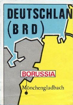1975-76 Panini Football Clubs Stickers #70 Map of West Germany Front