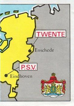 1975-76 Panini Football Clubs Stickers #200 Map of Holland Front
