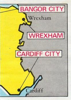 1975-76 Panini Football Clubs Stickers #300 Map of Wales Front