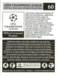 2010-11 Panini UEFA Champions League Stickers #60 Douglas Back