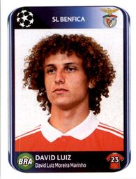 2010-11 Panini UEFA Champions League Stickers #93 David Luiz Front