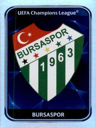 2010-11 Panini UEFA Champions League Stickers #192 Bursaspor Badge Front