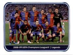 2010-11 Panini Champions League Stickers #552 2008-09 FC Barcelona - Legends Front