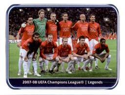 2010-11 Panini UEFA Champions League Stickers #556 2007-08 Manchester United - Legends Front