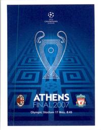 2010-11 Panini Champions League Stickers #560 Poster Athens Final 2007 Front