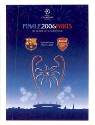 2010-11 Panini Champions League Stickers #561 Poster Finale 2006 Paris Front