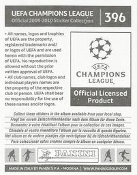2009-10 Panini UEFA Champions League Stickers #396 Club Emblem Back