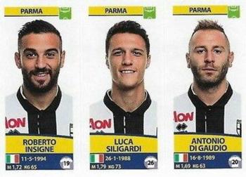 2017-18 Panini Calciatori Stickers #668 Roberto Insigne / Luca Siligardi / Antonio Di Gaudio Front
