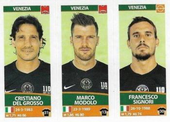 2017-18 Panini Calciatori Stickers #719 Cristiano Del Grosso / Marco Modolo / Francesco Signori Front