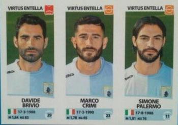 2017-18 Panini Calciatori Stickers #726 Davide Brivio / Marco Crimi / Simone Palermo Front