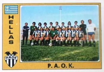 1977-78 Panini Euro Football #111 P.A.O.K. Front
