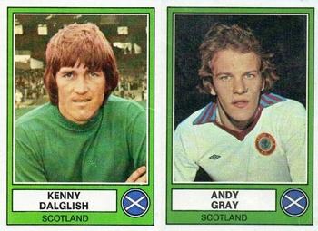 1977-78 Panini Euro Football 78 #230 Kenny Dalglish / Andy Gray Front