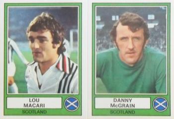 1977-78 Panini Euro Football 78 #232 Lou Macari / Danny McGrain Front