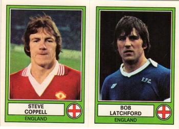 1977-78 Panini Euro Football 78 #80 Steve Coppell / Bob Latchford Front