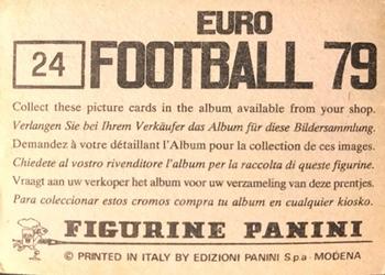 1978-79 Panini Euro Football 79 #24 Liverpool 1 Back