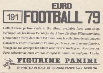 1978-79 Panini Euro Football 79 #191 Rijeka Back