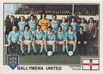 1978-79 Panini Euro Football 79 #201 Ballymena United Front