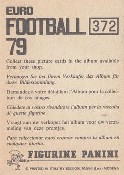 1978-79 Panini Euro Football 79 #372 Cyrille Regis Back