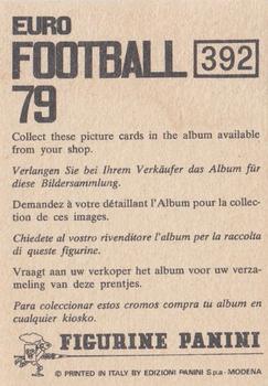 1978-79 Panini Euro Football 79 #392 Frans Thijssen Back