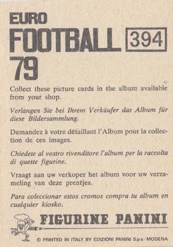 1978-79 Panini Euro Football 79 #394 Wladyslaw Zmuda Back