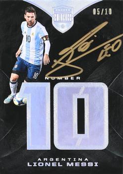 2018 Panini Eminence - Number 10 #10-LM Lionel Messi Front