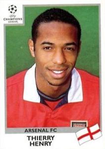 1999-00 Panini UEFA Champions League Stickers #33 Thierry Henry Front