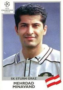 1999-00 Panini UEFA Champions League Stickers #113 Mehrdad Minavand Front