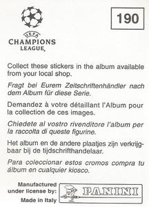 1999-00 Panini UEFA Champions League Stickers #190 Miguel Salgado 