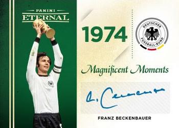 2018-19 Panini Eternal Magnificent Moments - Green #PE-MM3 Franz Beckenbauer Front