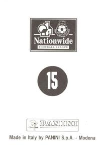 1997 Panini 1st Division  #15 Badge Back