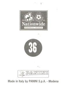 1997 Panini 1st Division  #36 Michael Johansen Back