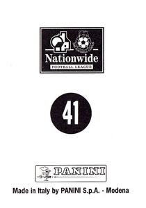 1997 Panini 1st Division  #41 Mixu Paatelainen Back