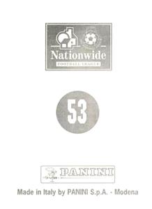 1997 Panini 1st Division  #53 Des Hamilton Back