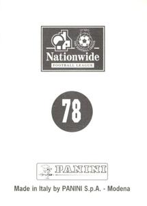 1997 Panini 1st Division  #78 Ray Houghton Back