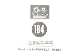 1997 Panini 1st Division  #184 Team Photo Back