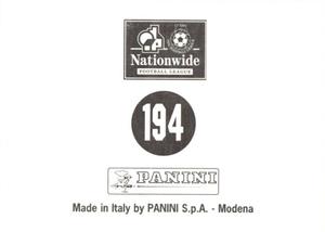 1997 Panini 1st Division  #194 Team Photo Back
