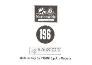 1997 Panini 1st Division  #196 Team Photo Back