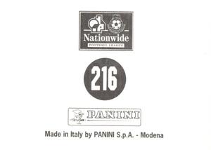 1997 Panini 1st Division  #216 Team Photo Back