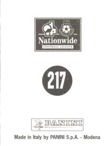1997 Panini 1st Division  #217 Badge Back