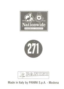 1997 Panini 1st Division  #271 Nigel Quashie Back