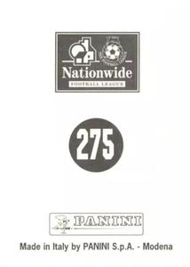 1997 Panini 1st Division  #275 Andy Bernal Back