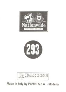 1997 Panini 1st Division  #293 Mark Patterson Back