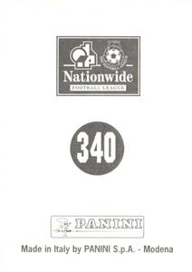 1997 Panini 1st Division  #340 Wayne Allison Back