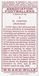 1997 Card Collectors 1935 Wills's Association Footballers (Reprint) #8 Raich Carter Back