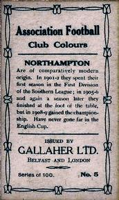 1910 Gallaher Association Football Club Colours #5 Dave McCartney Back