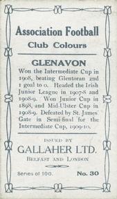1910 Gallaher Association Football Club Colours #30 W.H. Quaill Back