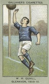 1910 Gallaher Association Football Club Colours #30 W.H. Quaill Front